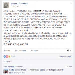 Sinead Facebook