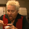 Appetite ruiner: Guy Fieri eating in reverse